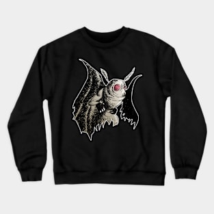 The creature from West Virginia - vintage horror inspired art Crewneck Sweatshirt